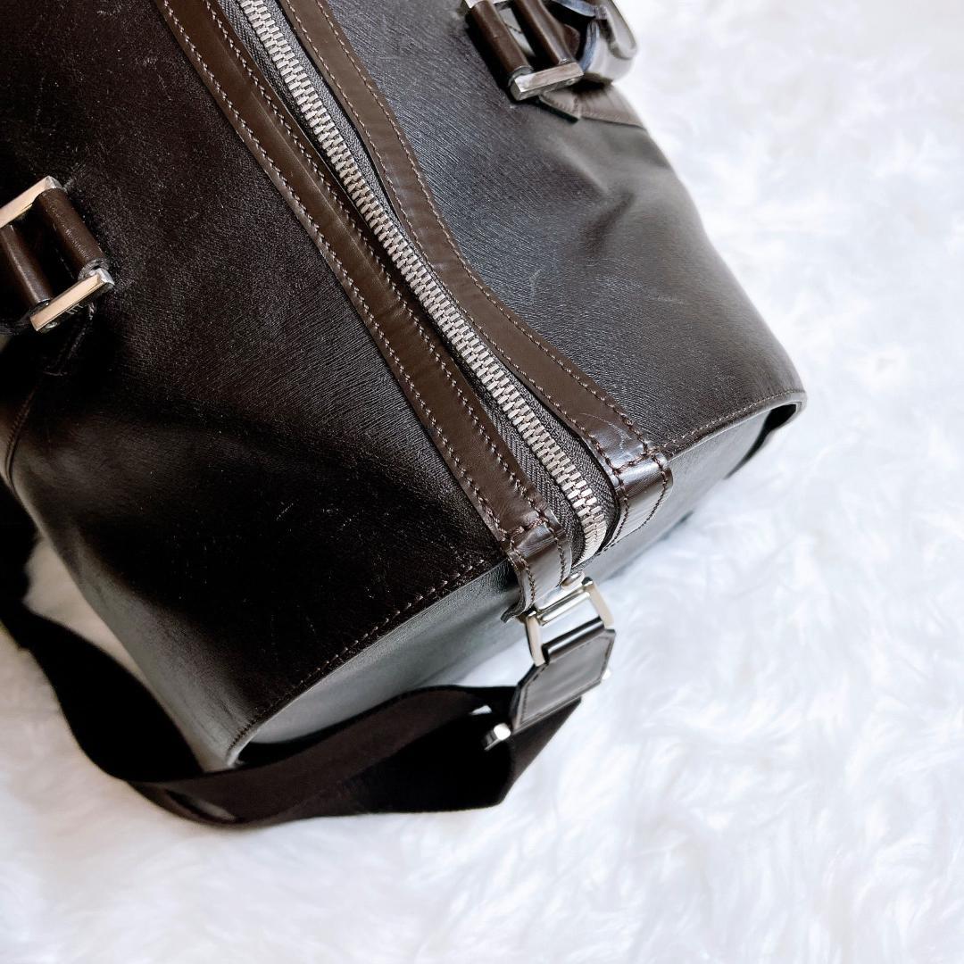 【激レア】ダンヒル dunhill ボストンバッグ サフィアーノレザー 革