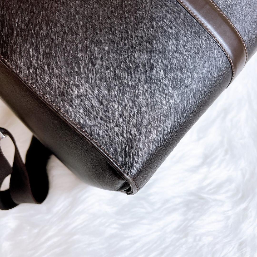 【激レア】ダンヒル dunhill ボストンバッグ サフィアーノレザー 革