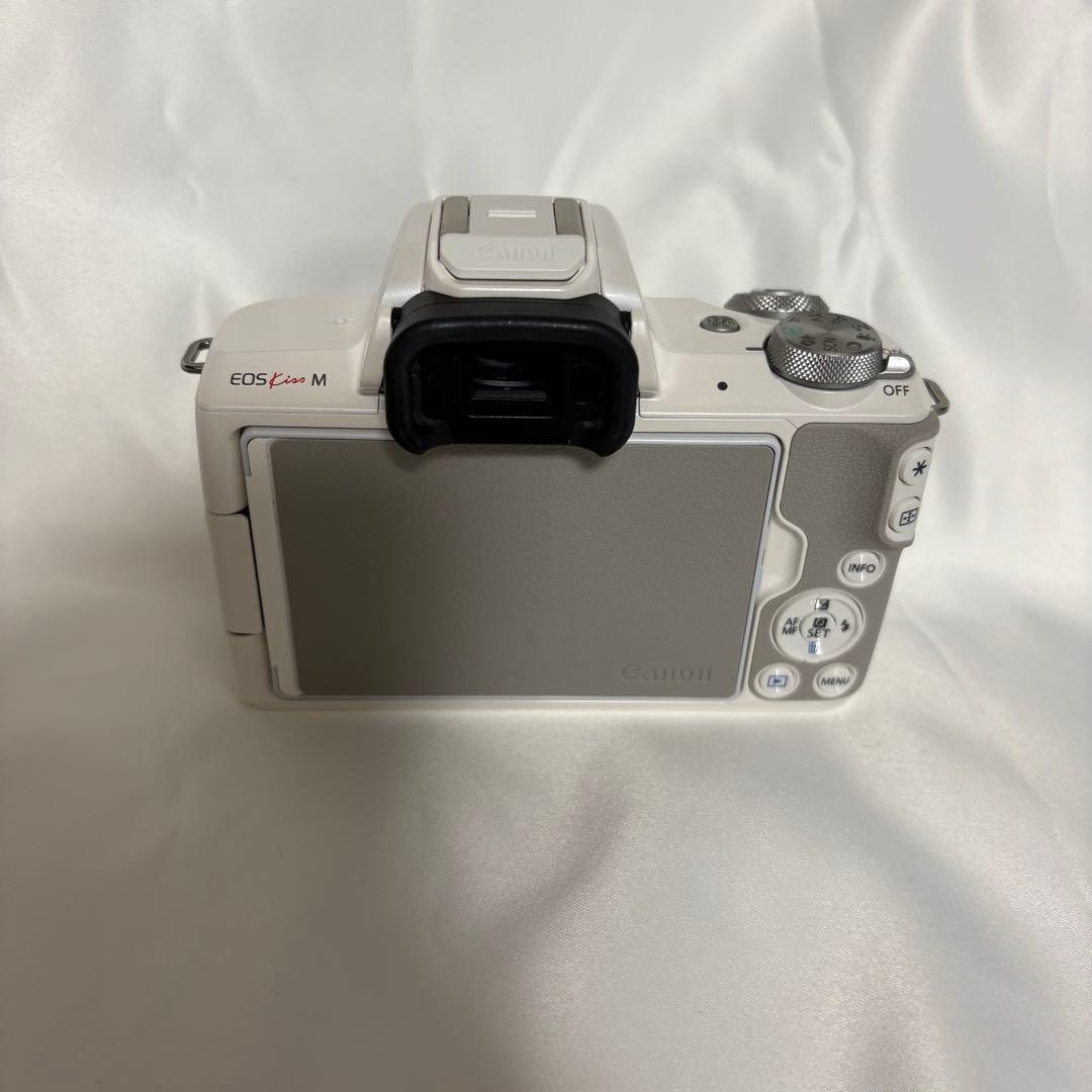 ★美品★Canon EOS ミラーレス一眼 ホワイト レンズ2種付き