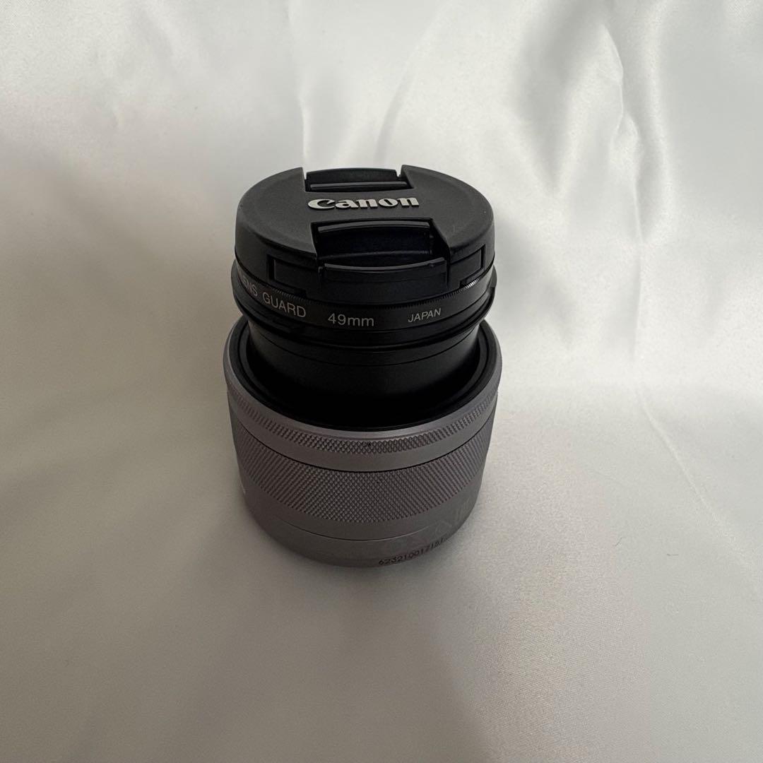 ★美品★Canon EOS ミラーレス一眼 ホワイト レンズ2種付き