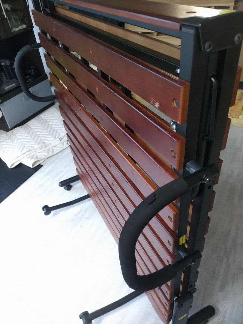 新春セール！札幌市近郊の方限定！送料無料！高脚折り畳みシングルすのこベッド