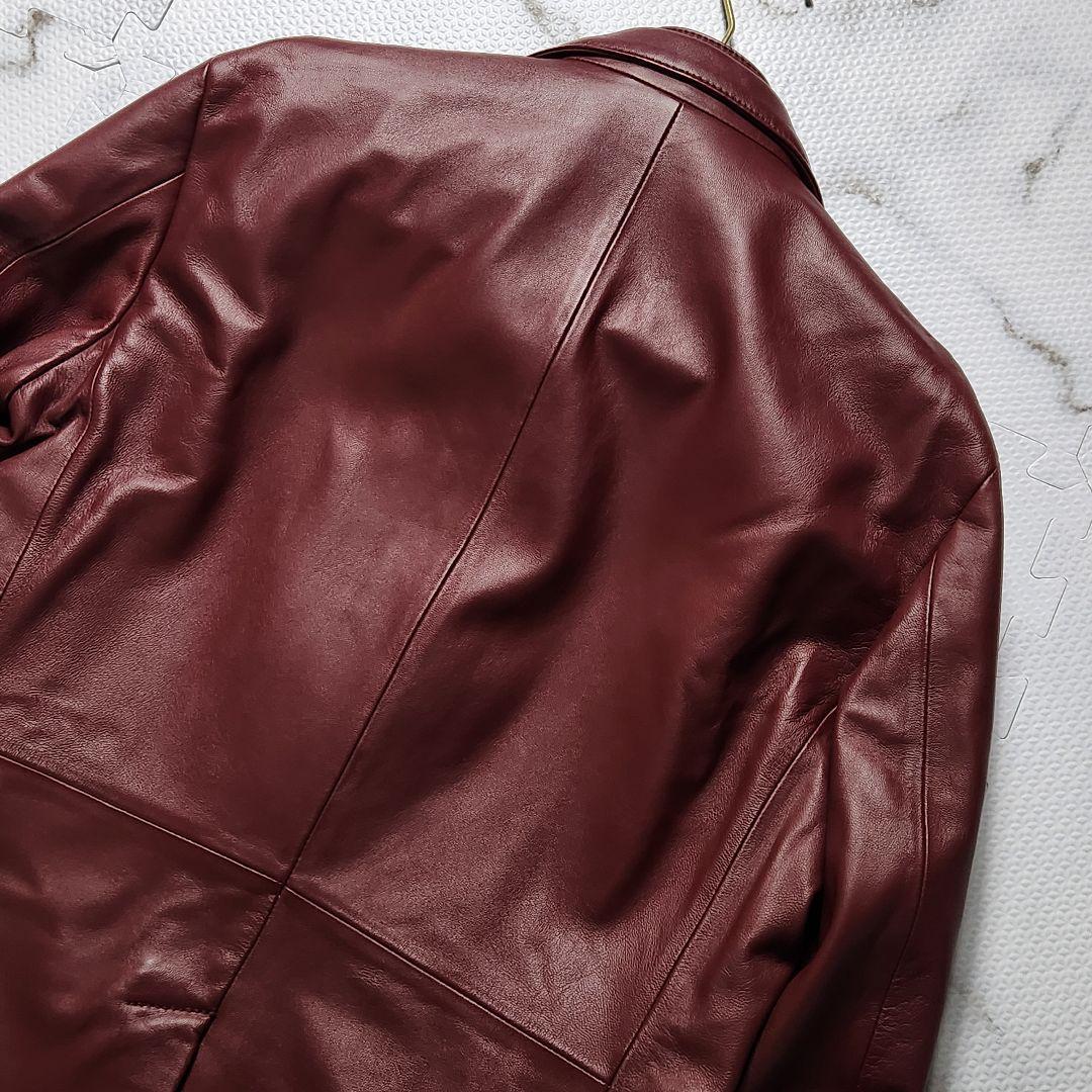 極美品✨L GARNIER 近年モデル レザージャケット キルティング