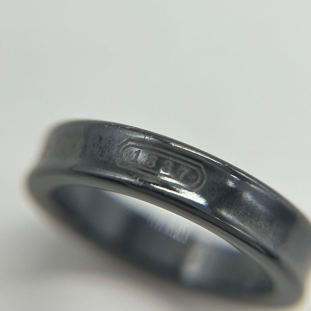 ティファニー TIFFANY 1837 ナロー リング 6号 チタン TI