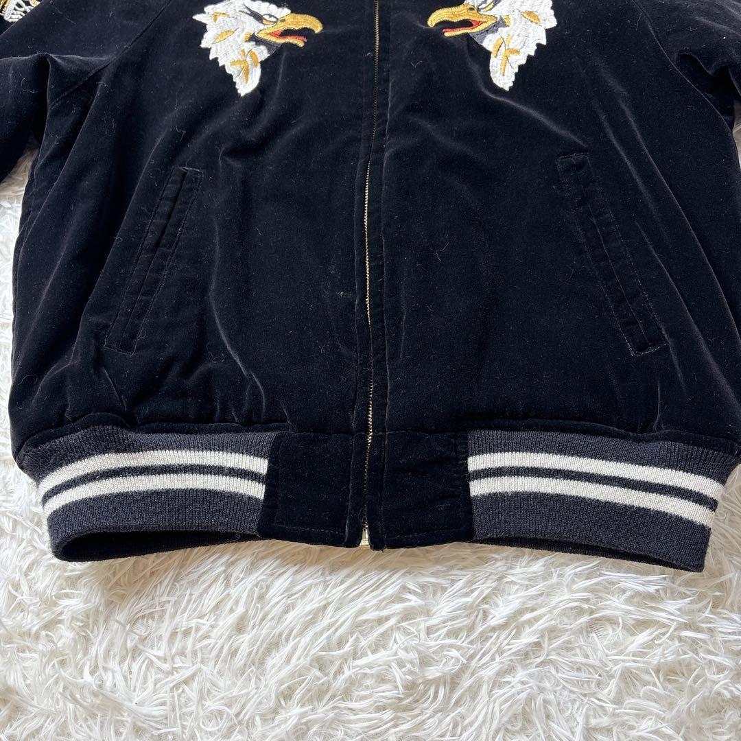 Shoot One 別珍 スーベニア スカジャン ヴィンテージ 鷹 龍 刺繍