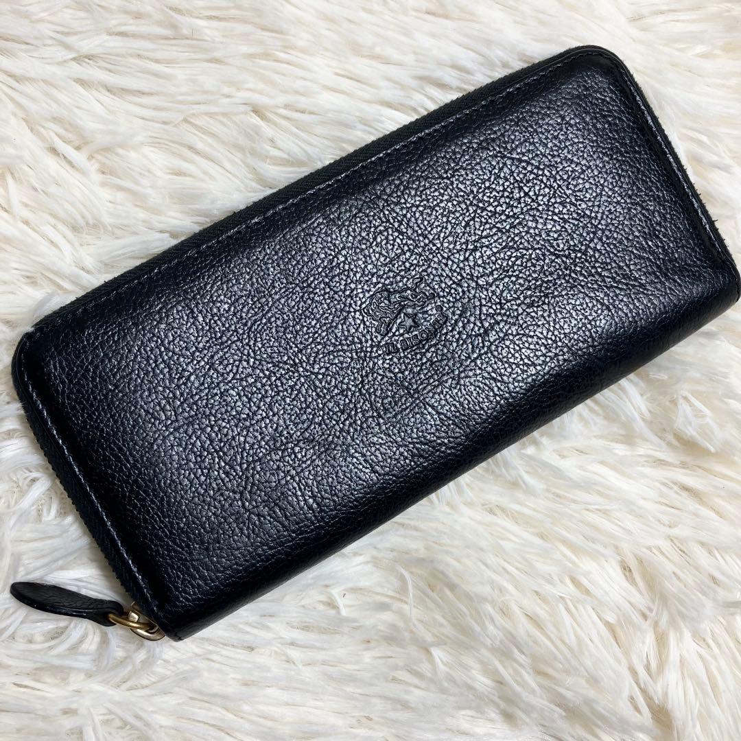【美品】 イルビゾンテ ロングウォレット ラウンドファスナー