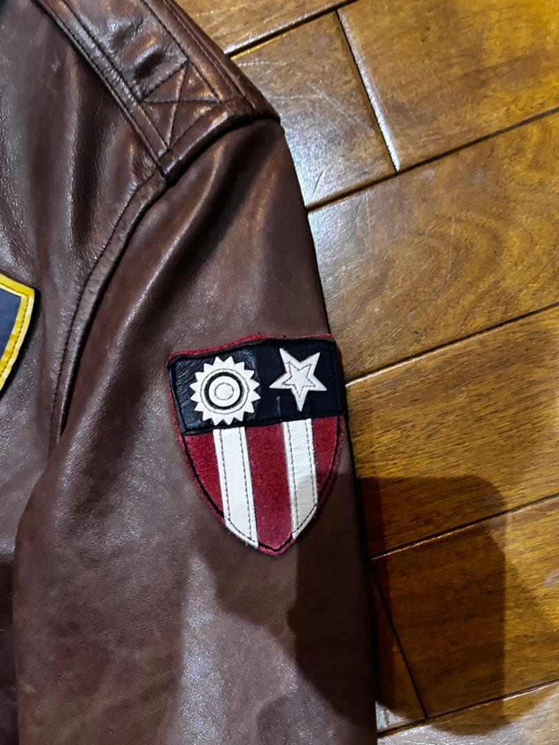 80s AVIREX TYPE A-2 レザージャケット 38