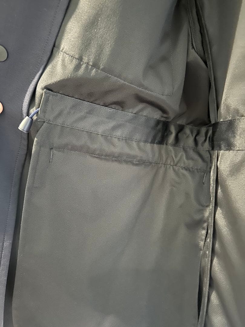 HYKE ネイビーミリタリージャケット