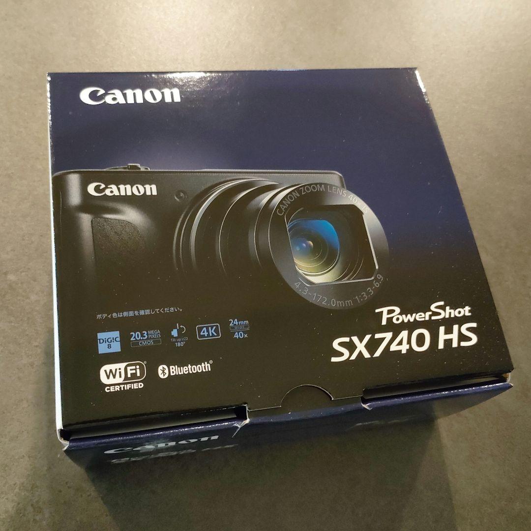 新品未開封 Canon PowerShot SX740 HS ブラック