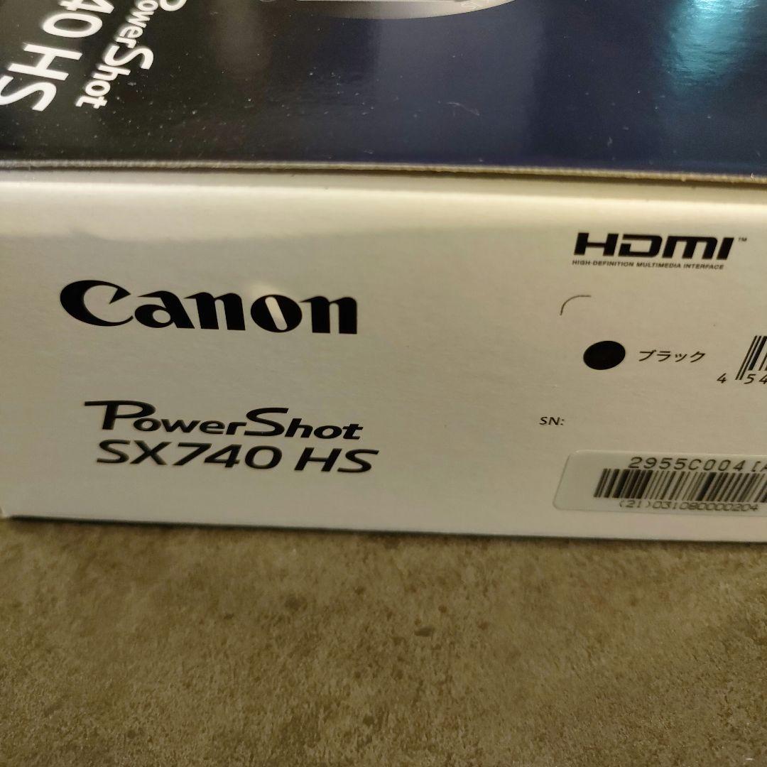 新品未開封 Canon PowerShot SX740 HS ブラック