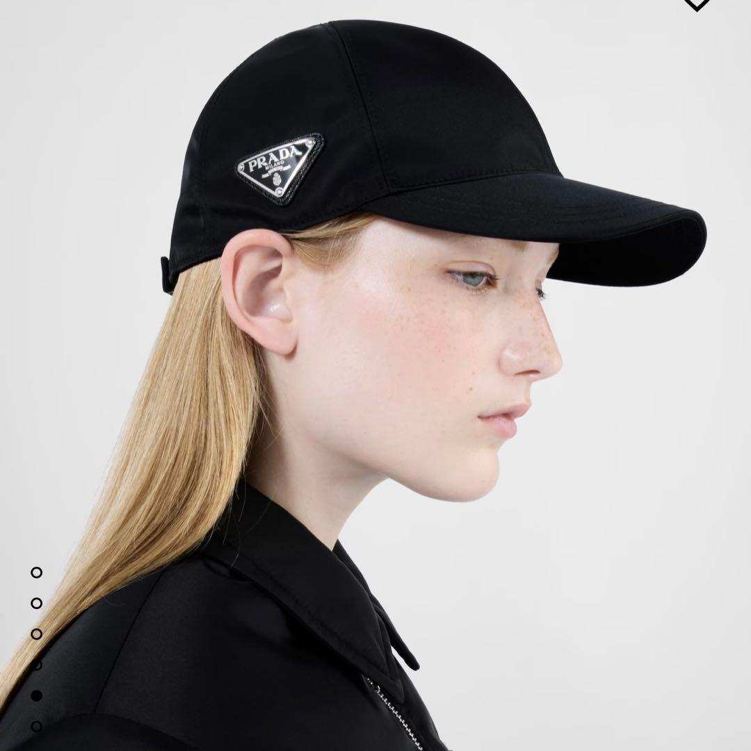 美品 付属品完備 PRADA プラダ Re-Nylon ベースボールキャップ S