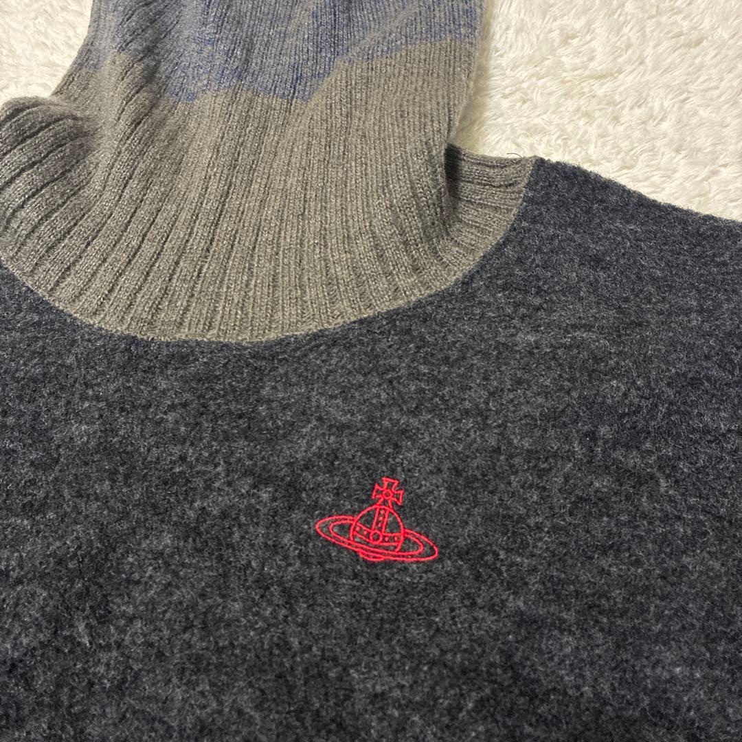 ヴィヴィアンウエストウッド　ニットワンピース　タートルネック　ゆったり