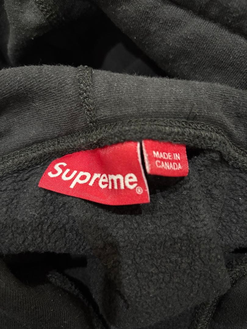 supreme スモールボックスロゴ　フーディー