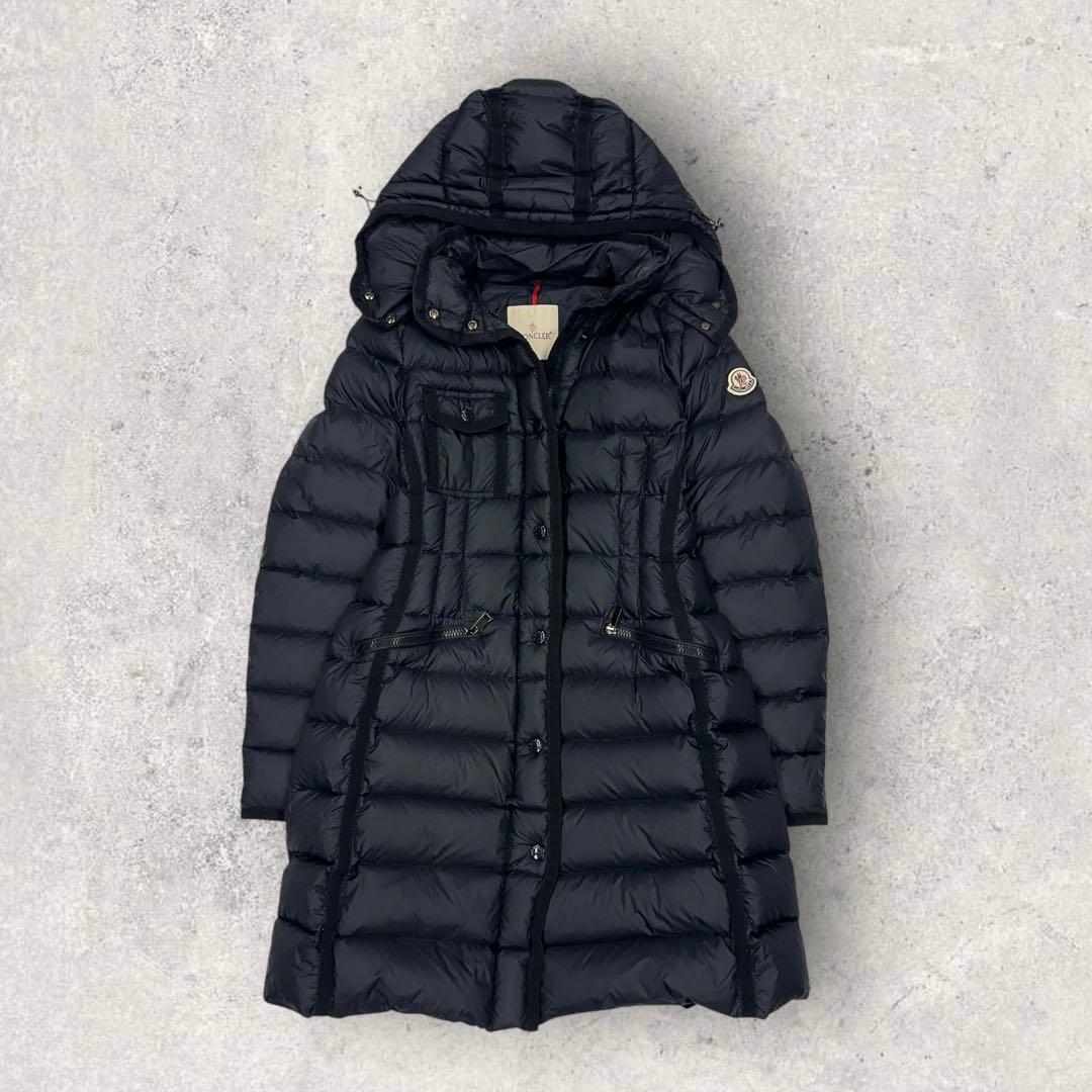 .2015【QR鑑定済・美品】モンクレール　HERMINE ダウンコートAライン