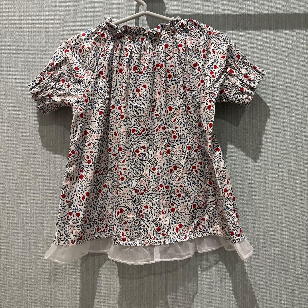 美品　ファミリア　リバティ　チュニック　90