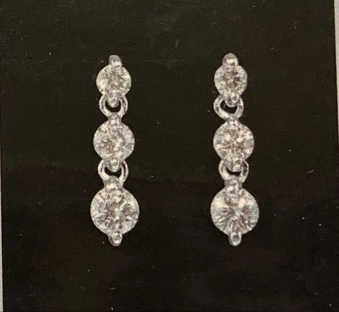 値下⭐︎綺麗☆ハート＆キューピット ダイヤモンド ピアス