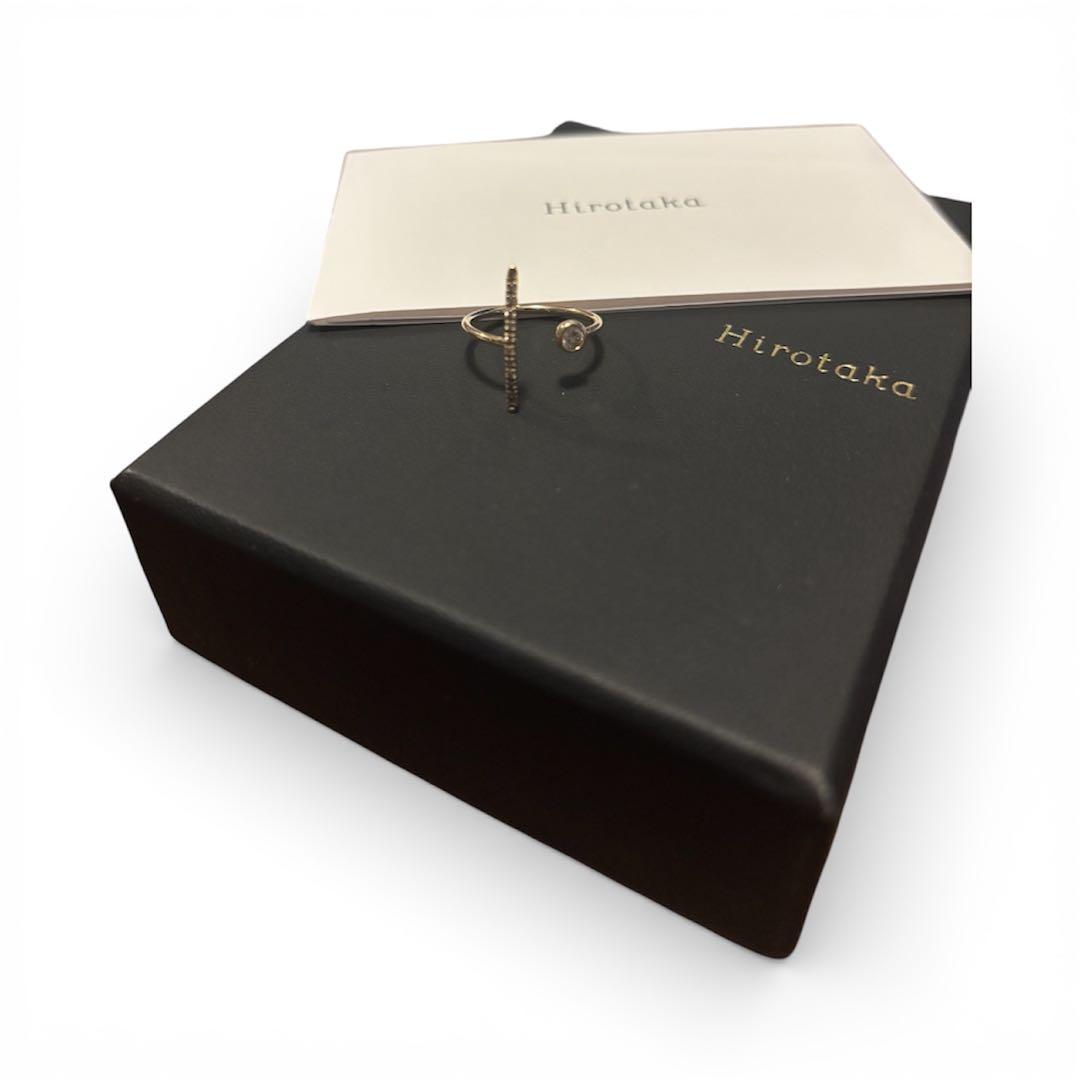 Hirotaka K10 Gossamer ショート ダイヤモンド リング