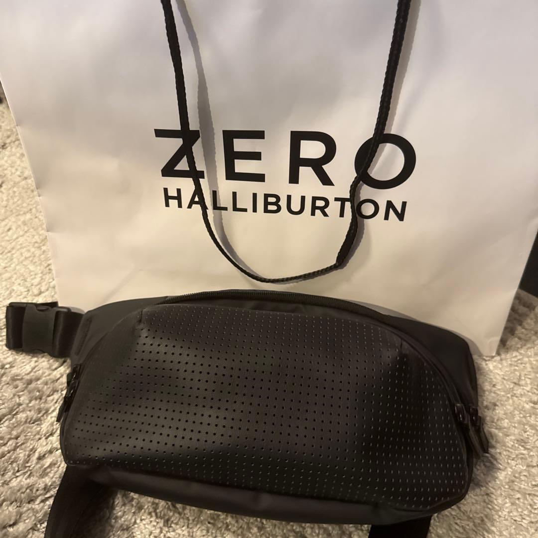 ZERO HALLIBURTON ボディバッグ ブラック