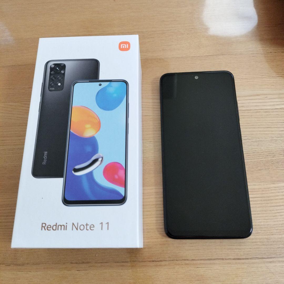 Xiaomi Redmi Note11　グラファイトグレー　Simフリー