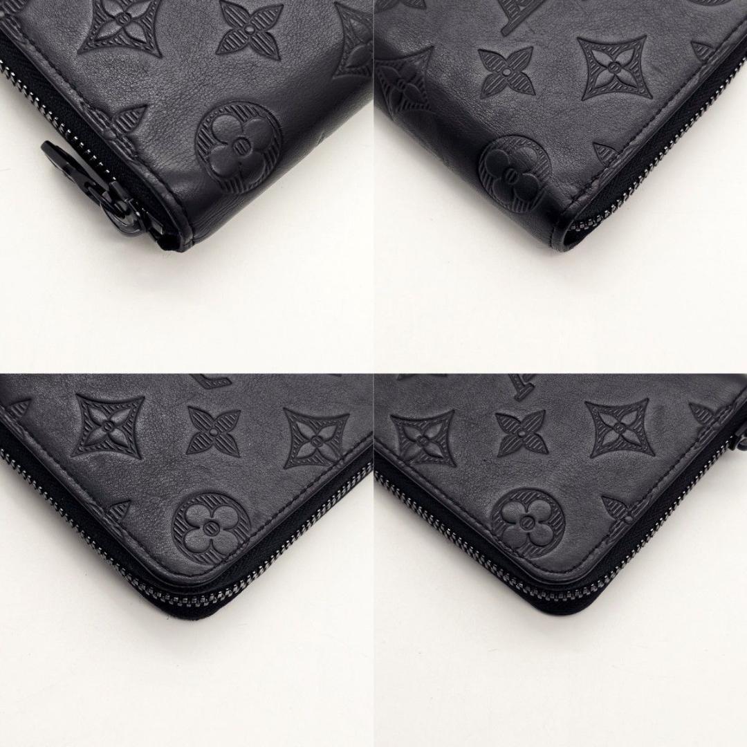 [ICモデル] ヴィトン 長財布 シャドウ ヴェルティカル ブラック A631