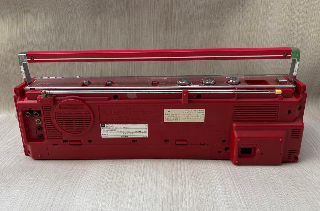 東芝SUGAR RT-SW7 赤　ラジカセ