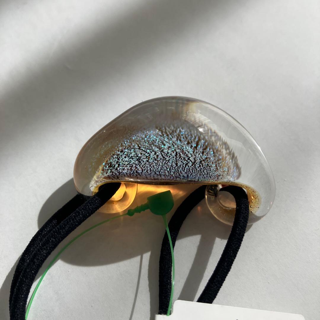 新品未使用コレットマルーフグラスポニーラージガラス製THBT accaヘアゴム