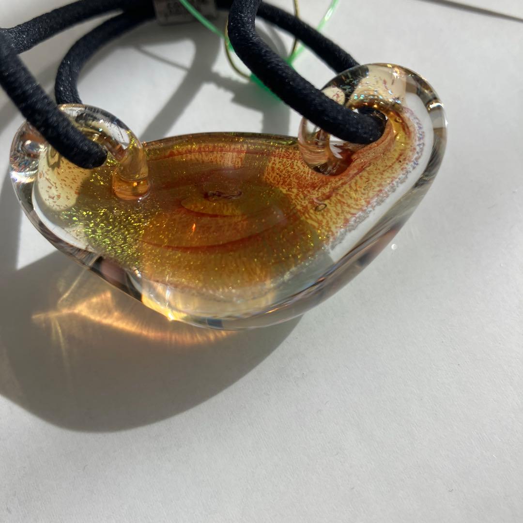 新品未使用コレットマルーフグラスポニーラージガラス製THBT accaヘアゴム