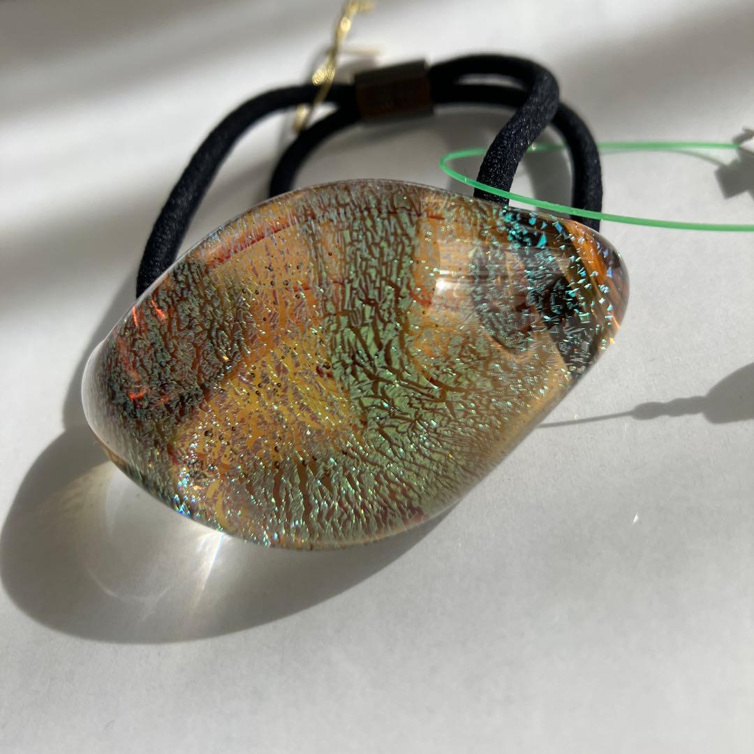 新品未使用コレットマルーフグラスポニーラージガラス製THBT accaヘアゴム