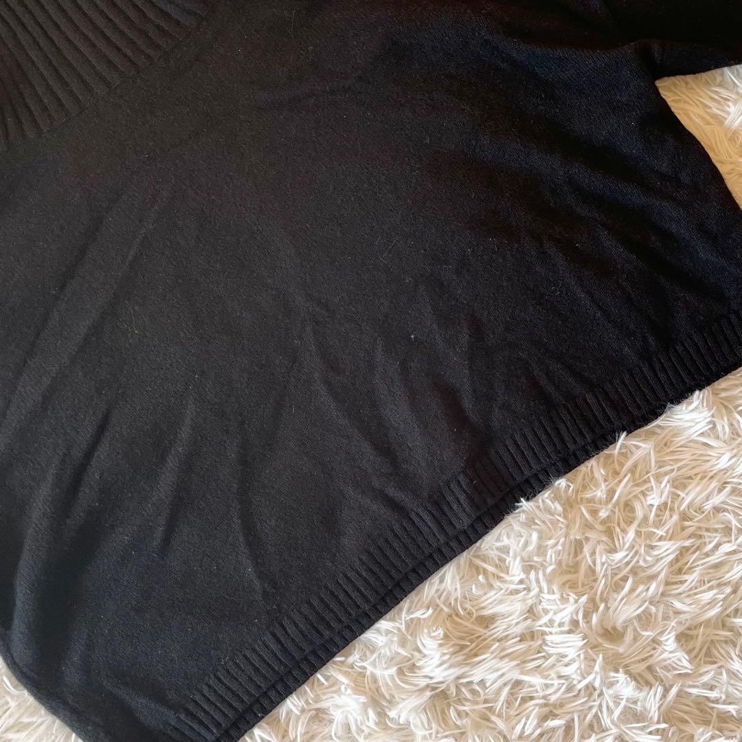 近年✨ ドゥーズィエムクラス クロップドタートルネックプルオーバー 黒 カシミヤ