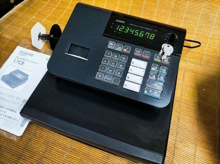 カシオレジスター　17CR　簡単便利特殊　送料込　996126