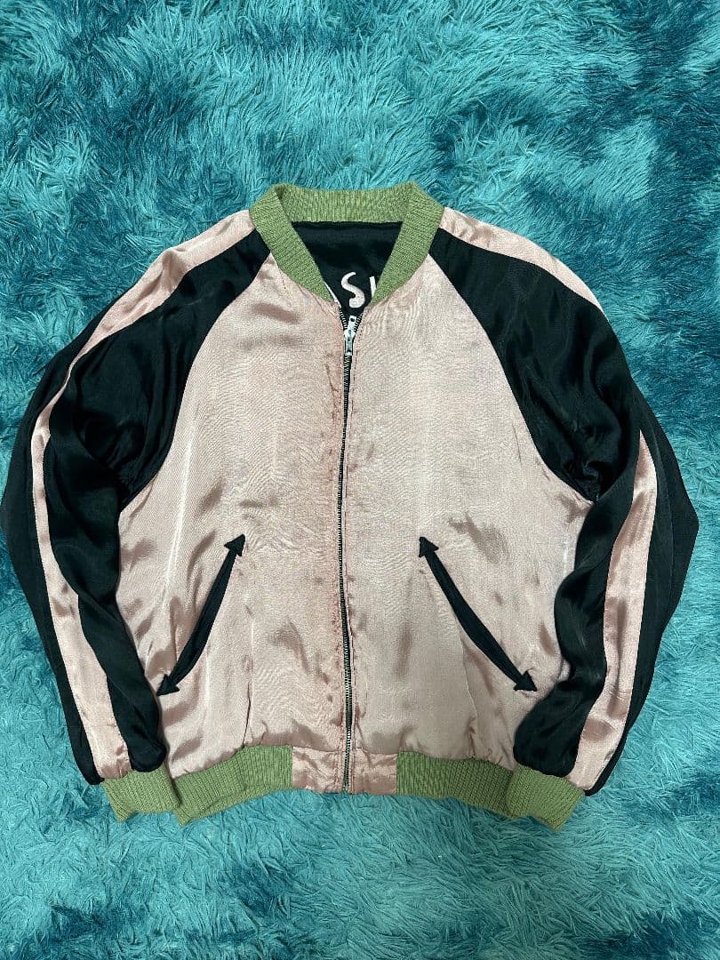 スカジャン　クローズ＆WORST　アラスカ　鷹　CROPPED　HEADS