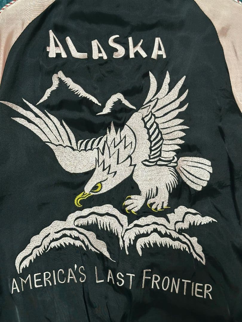 スカジャン　クローズ＆WORST　アラスカ　鷹　CROPPED　HEADS