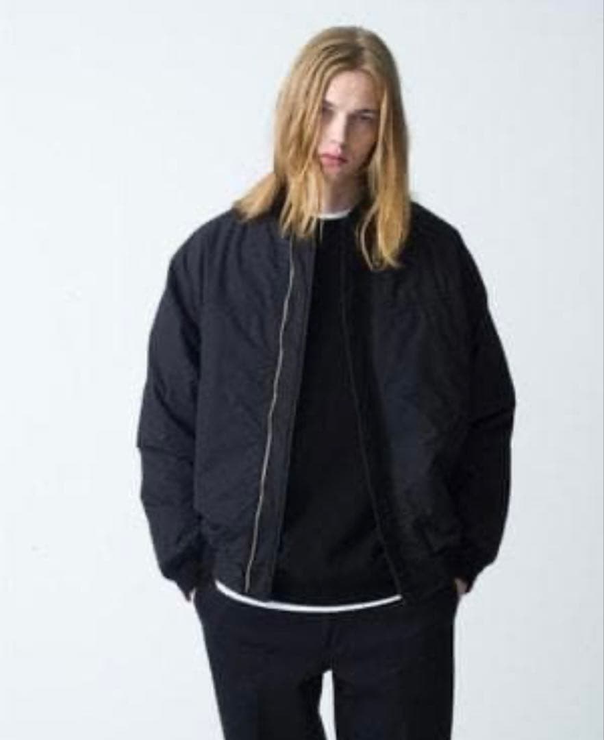 RHC ロンハーマン ダービージャケット ブルゾン 中綿 ブラック