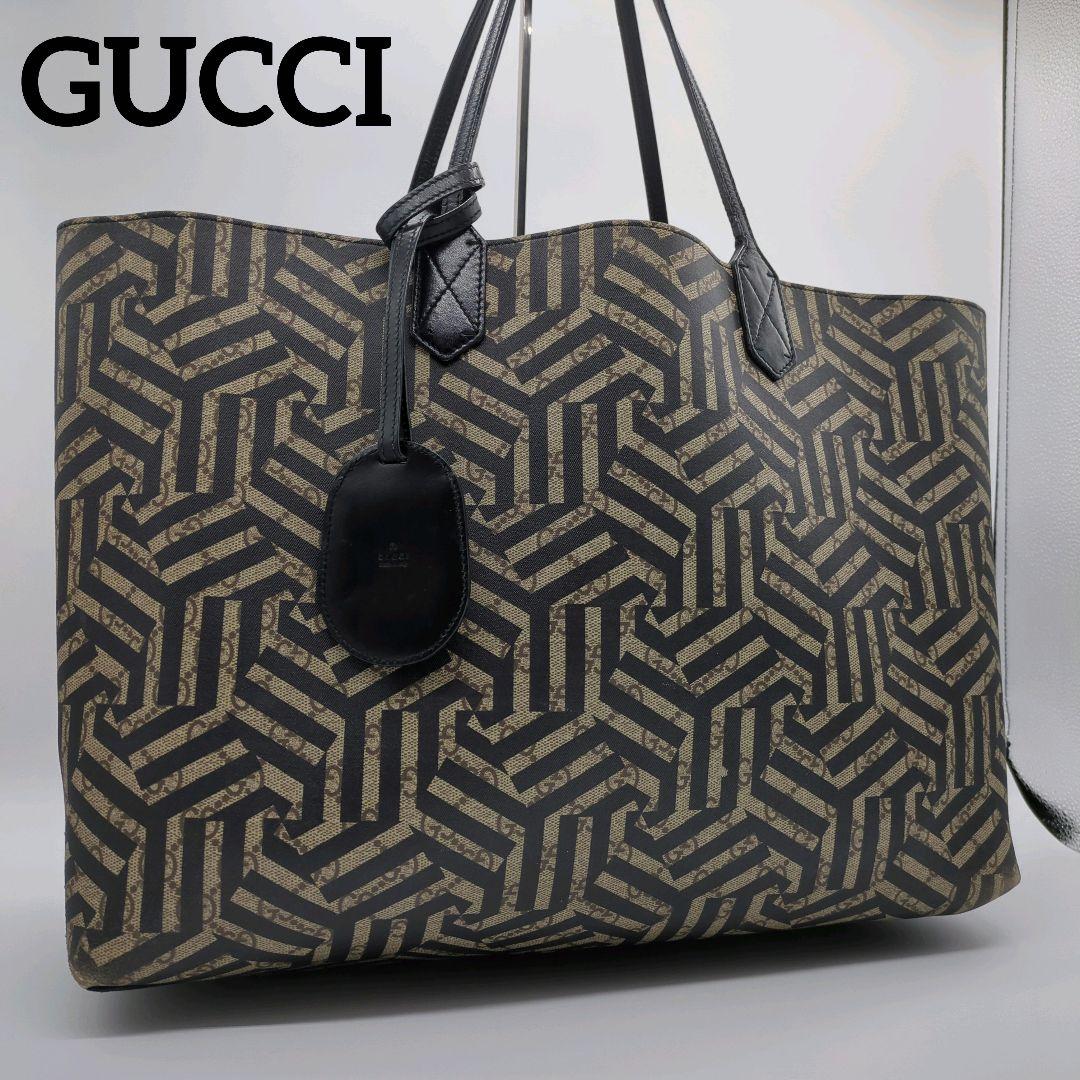 【入手困難・美品】グッチ☆カレイド トートバッグ スプリーム リバーシブル