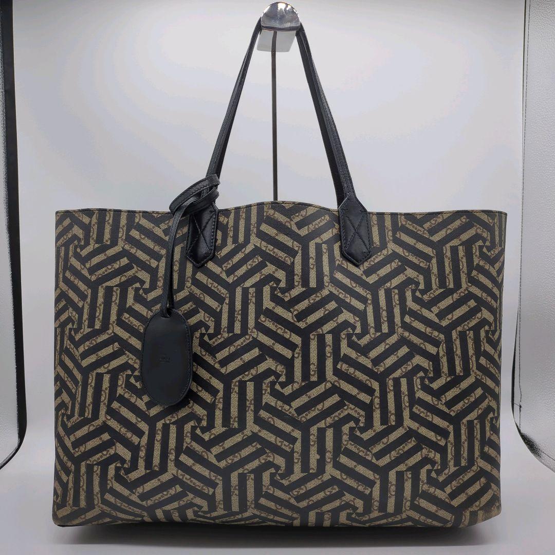 【入手困難・美品】グッチ☆カレイド トートバッグ スプリーム リバーシブル