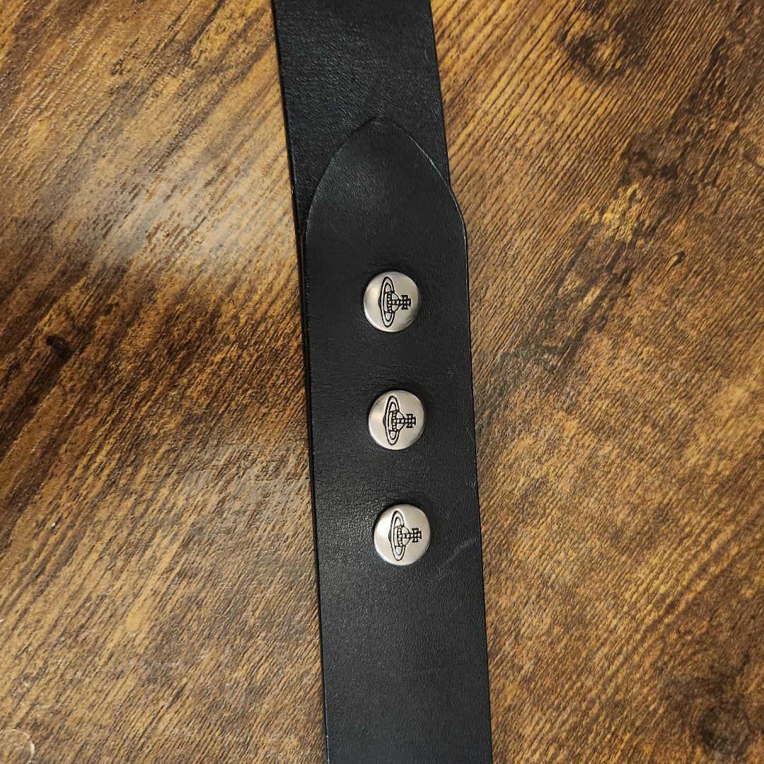 【90sレア】Vivienne ヴィヴィアン オーブ ベルト(黒×シルバー)