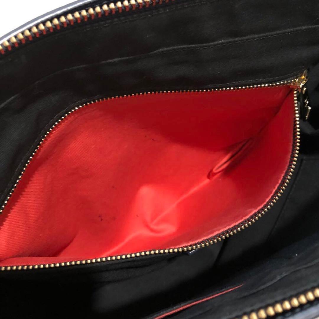 未使用級✨✨ポールスミス レザー　マルチストライプ　トートバッグ ネイビー