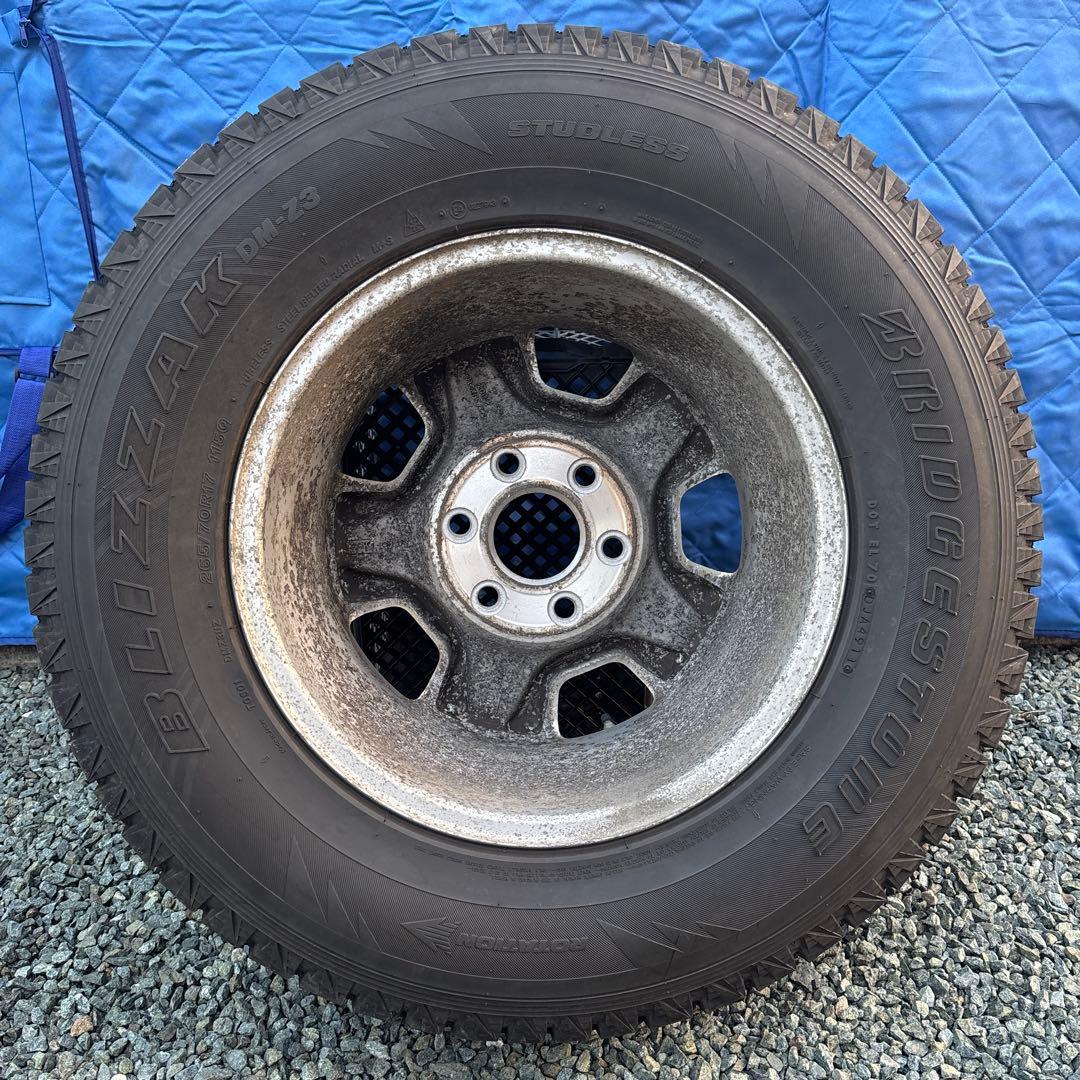 ⭐︎送料込み⭐︎【シボレー純正】17インチホイール・スタッドレスタイヤ4本セット