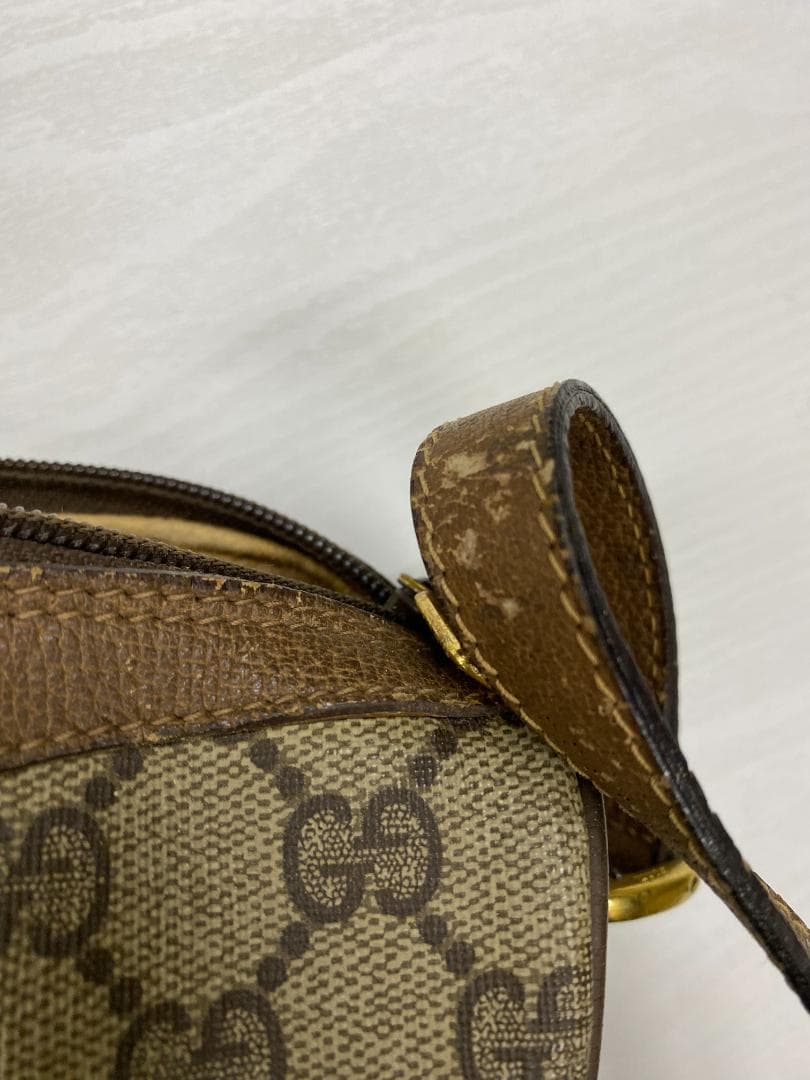 OLD GUCCI　シェリーライン　PVCレザー　サコッシュ