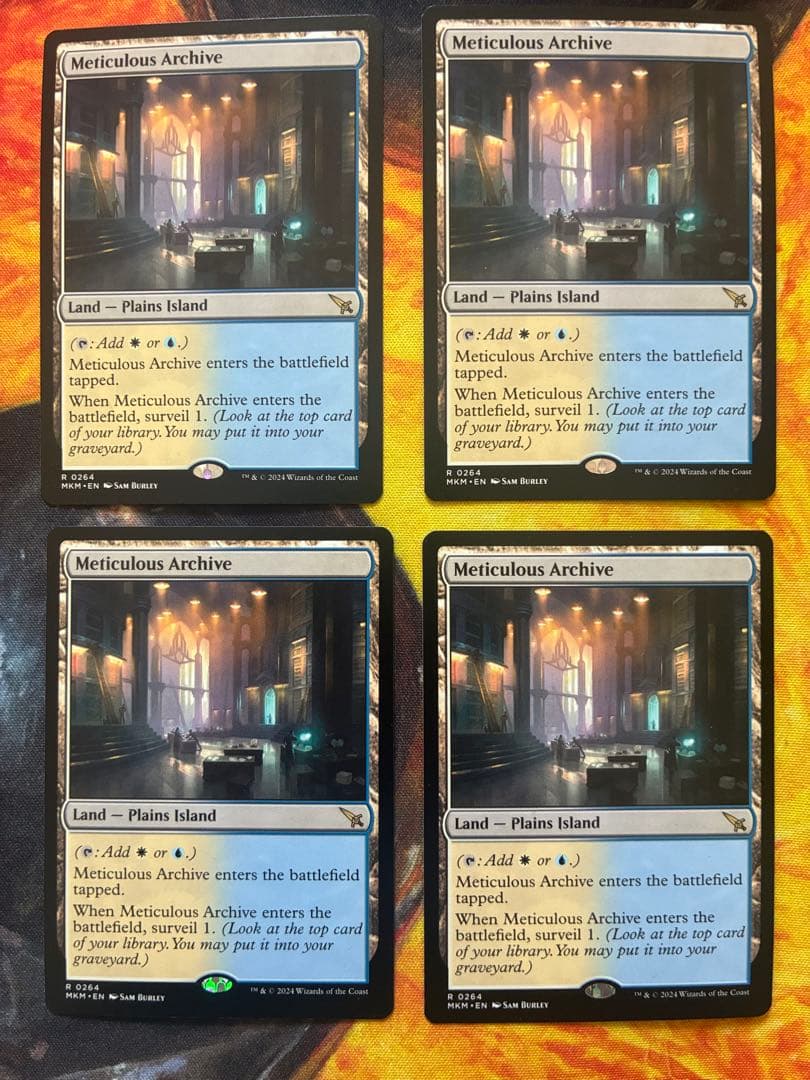 行き届いた書庫　英語版4枚