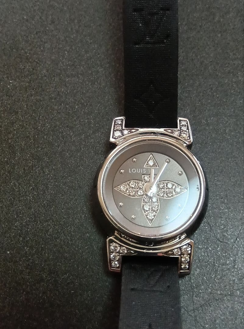 かすみそうルイ・ヴィトン Louis Vuitton タンブールビジュ