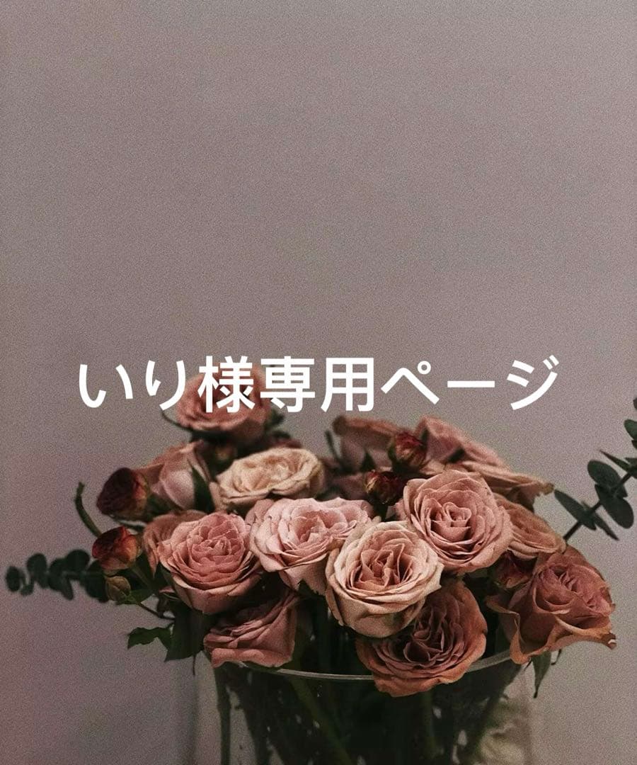 いり様2点まとめ買い専用ページ