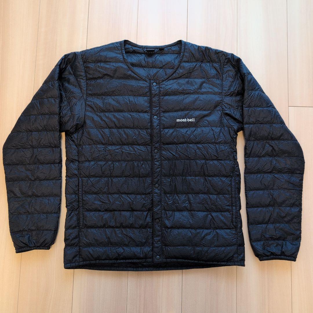 montbell Mサイズ Men's BK ラウンドネックダウンジャケット