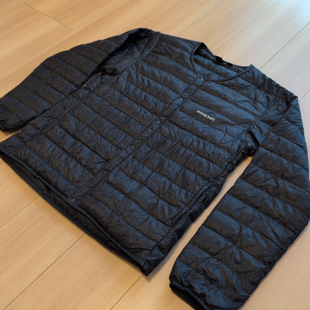 montbell Mサイズ Men's BK ラウンドネックダウンジャケット