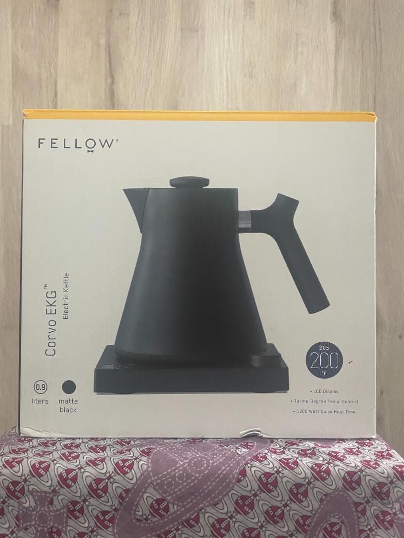 FELLOW フェロー Corvo EKG 温電気ケトル マットブラック 新古品