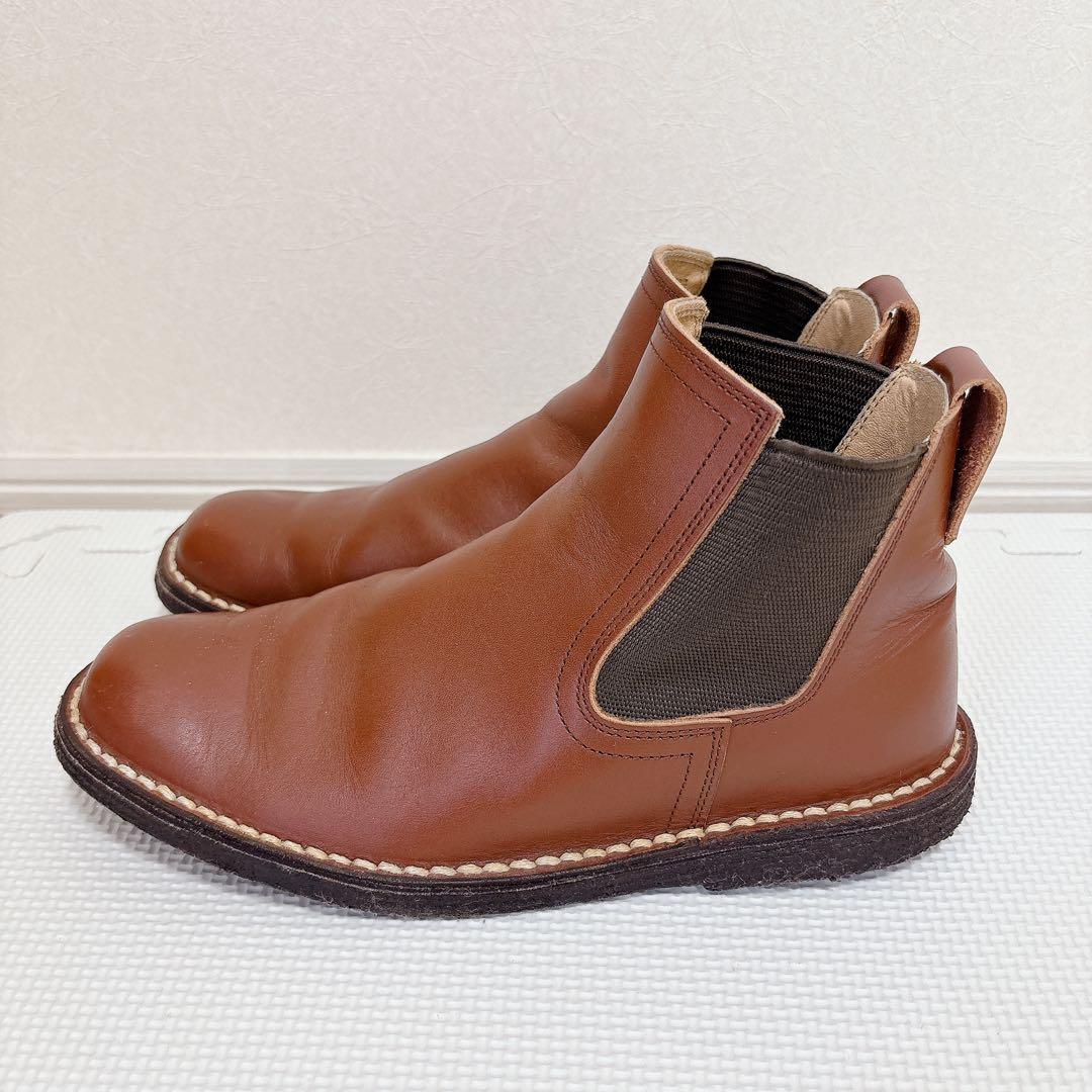 REGAL リーガル レザー サイドゴアブーツ ブラウン24.5cm