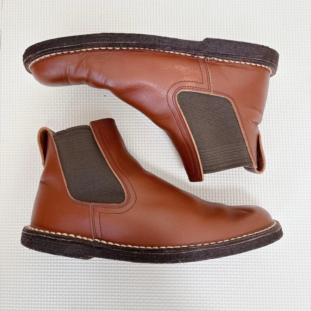 REGAL リーガル レザー サイドゴアブーツ ブラウン24.5cm