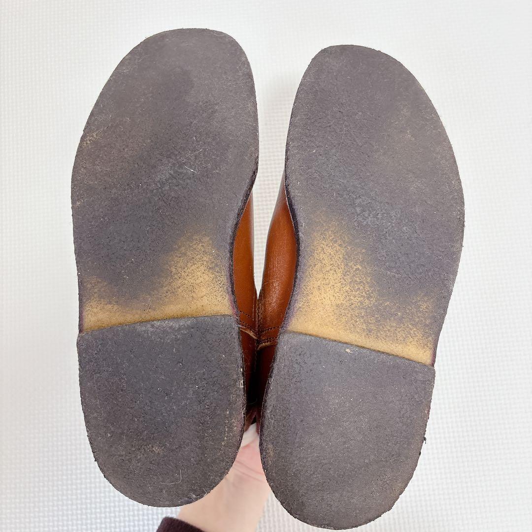 REGAL リーガル レザー サイドゴアブーツ ブラウン24.5cm