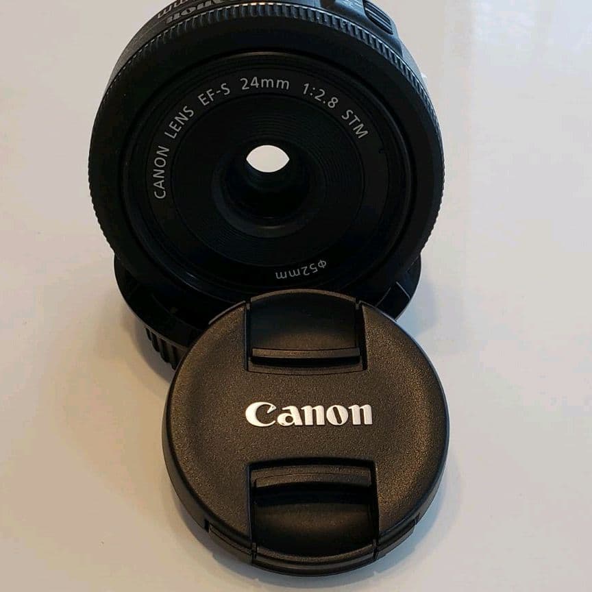 m Canon efs 24mm stm f2.8 単焦点 レンズ 新品級