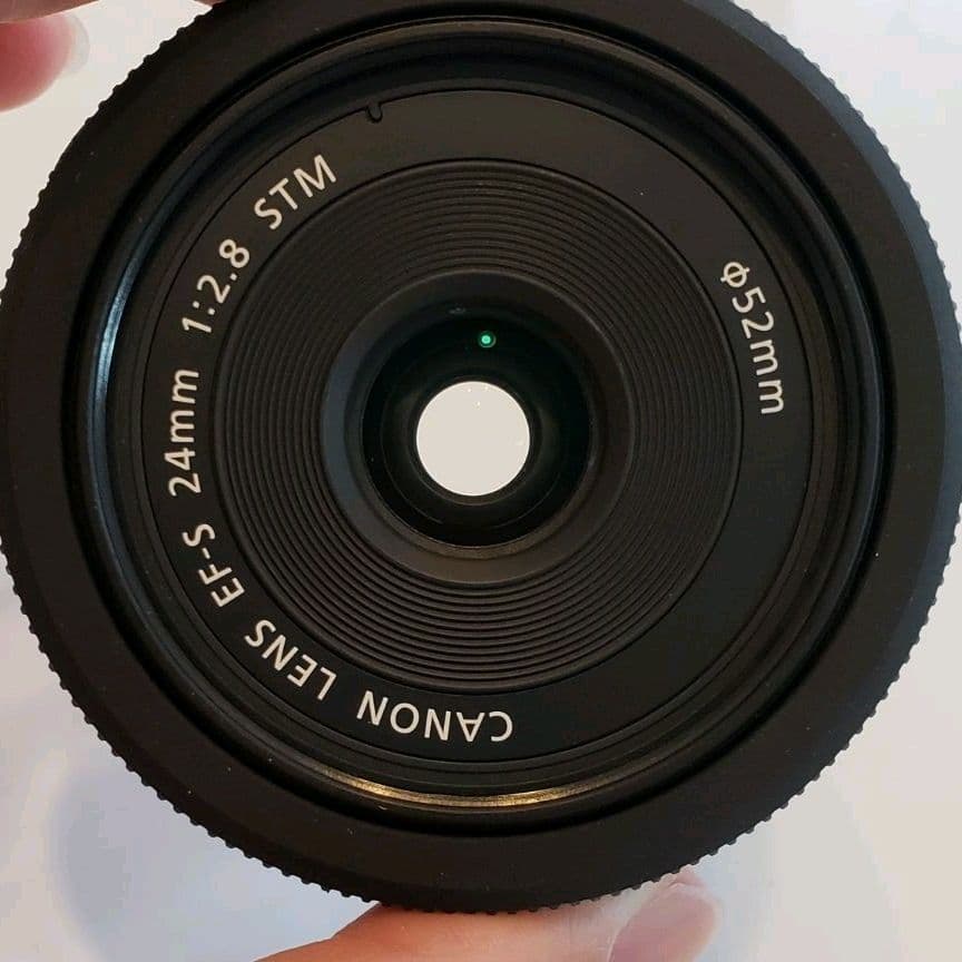 m Canon efs 24mm stm f2.8 単焦点 レンズ 新品級