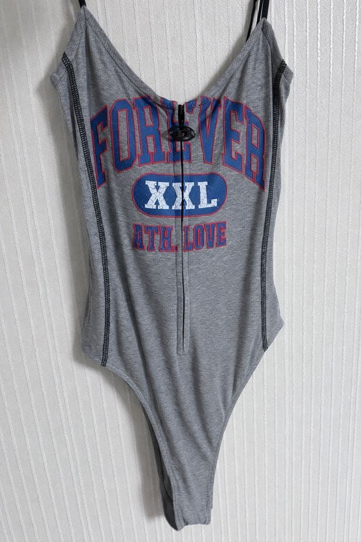 diesel DIESEL レディース ボディスーツ T-LYE グレー S